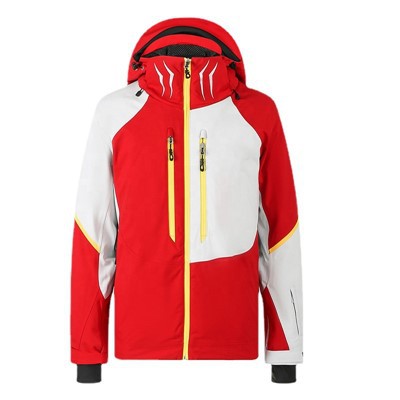 Червена бяла ветровка